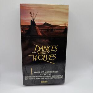 Dances With‎ Wolves VHS SEALED Watermarks Orion Kevin Costner VTG